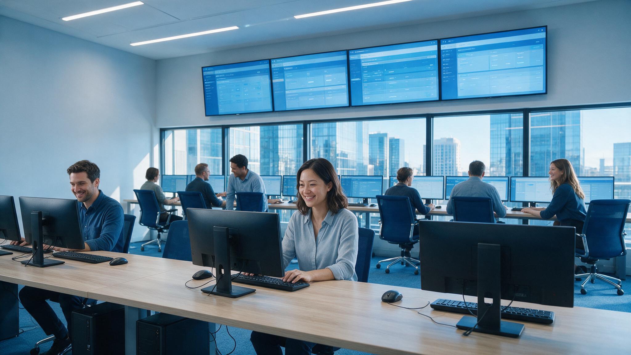 Comparison concept of managed and unmanaged hosting for a UAE business